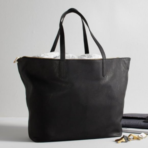 Pottery Barn Kids Handbags - 😎Sale! P. Barn  Vegan Leather Diaper Tote-NWT